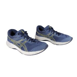 Asics Gel Contend 6 Running Shoe 10.5 Mens Blue Yellow Sneaker Jogging NONINSOLE